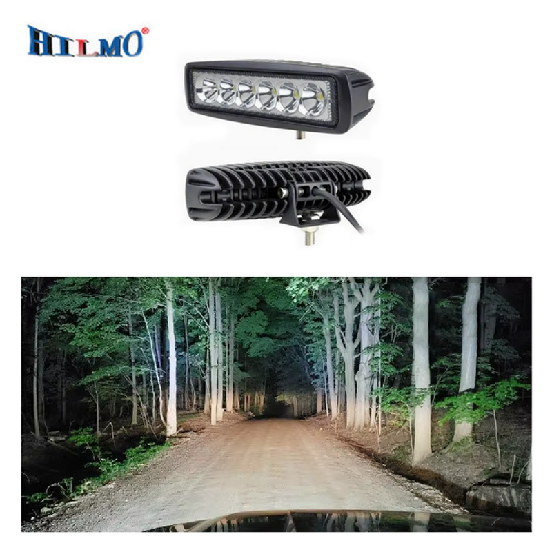 LED Work Light Pods - Manufacturer - HILMO 6 Inch 6LED 18W DRL Tractor 4x4 Off-road ATV