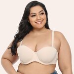 Non-strapless Seamless Bra - Manufacturer - Large Size Non-silicone Non-slip B C D E Cup Underwear