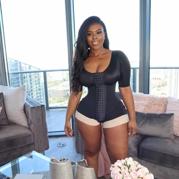 Logo Waist Trainer Bodysuit - Manufacturer - Reducing Girdle Tummy Corset Fajas Colombianas