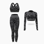 Seamless Yoga Active Wear Set - Manufacturer - Ropa De Deportiva Mujer Fitness Gym Workout Clothing