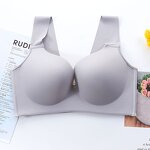 Plus Size Latex Push up Bra - Manufacturer - Seamless Bralette 36D-46E Gathers Shockproof Pad