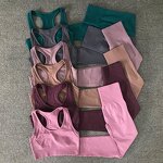 Sexy Yoga Bra Panty Set - Manufacturer - Hot Sports Bra Two-piece Outfits High Quality Indian Girls