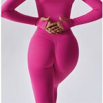 Nude Feeling Yoga Pants - Manufacturer - Logo Push up Elastic High Waist Buttock Lifting Tight