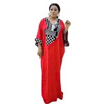 Muslim Plus Size Robe - Manufacturer - European American Cross-border African Print Loose Long Dress