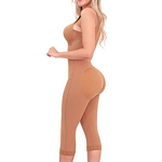 Long Pants Shapewear - Manufacturer - Cinta Modeladora Feminina Side Zipper Thigh Slimmer Bodysuit