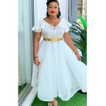 Turkey Dashiki Evening Gown - Manufacturer - 2024 Plus Size African Wedding Party Ankara Robe