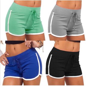 Women Running Yoga Shorts - Manufacturer - Elastic Waistband Athletic Gym Jogging Workout Sport