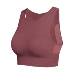 Padded Yoga Crop Top - Manufacturer - Gym Sport Bra Breathable Fitness Running Vest Underwear