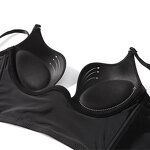 Glossy Seamless Bra Set - Manufacturer - Sexy Deep U Push up Backless Invisible Lingerie