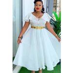Turkey Dashiki Evening Gown - Manufacturer - 2024 Plus Size African Wedding Party Ankara Robe