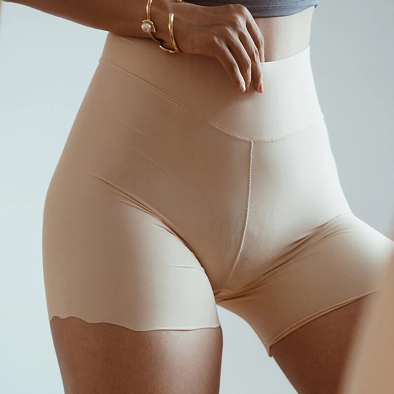 Ice Silk Safety Shorts - Manufacturer - New Summer Thin Plus Size High Elasticity Under Skirt