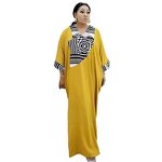Muslim Plus Size Robe - Manufacturer - European American Cross-border African Print Loose Long Dress