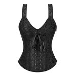 Lace up Overbust Corset - Manufacturer - Sexy Strap Shaper Fashion Shoulder Straps Tank Corset