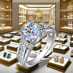 Sparkling Moissanite Ring - Manufacturer - Luxury 925 Silver Bridal Engagement Fine Jewelry for Women