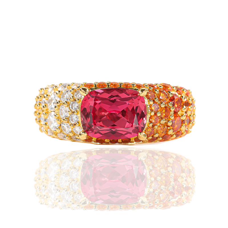 Emerald Pendant Necklace - Manufacturer - AKICE 925 Silver Zircon Flower Rhodium Plated Chain Women