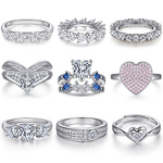 Baguette Moissanite Ring - Manufacturer - GRA Certified 925 Silver Gold Plated Iced Out Hip Hop