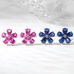 Lab Emerald Silver Ring - Manufacturer - 18K White Gold Plated Egg-Shaped Oval Factory Direct Fine Ring