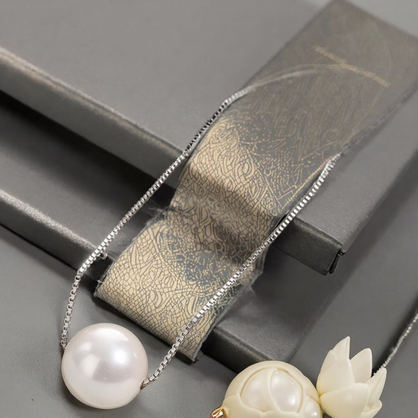 18K Gold Pearl Earrings - Manufacturer - 925 Sterling Silver Trendy Classic Party Fashion Jewelry