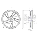 Motorcycle ABS Gear Rings - Manufacturer - 2-Wheeled Anti-locked Braking System Custom Auto Parts