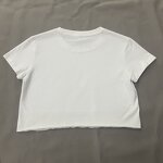 Women's Crop Top - Manufacturer - TS2603 Knitted Cotton Custom Logo Digital Printing Athletic