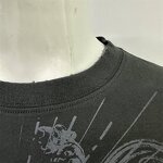 Unisex Long Sleeve Tee - Manufacturer - TS1879 2 in 1 Double Layer Cotton DTG Print Oversized