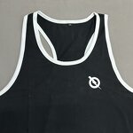 Men's Hollow Tank Tops - Manufacturer - TK716 100% Cotton Gym Fitness Ribbed Absorb Sweat