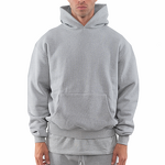 Men's Pullover Hoodie - Manufacturer - HD1284 100% Cotton Heavyweight Puff Print Oversize Custom