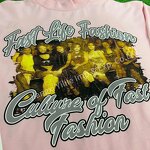 Men's Long Sleeve T-shirt - Manufacturer - TS2861 Oversized Distressed Full Print Double Layer