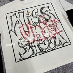 Men's Long Sleeve T Shirt - Manufacturer - TS2261 Waffle Hip Hop Double Layer Oversized DTG Print