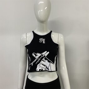 Women's Sports Bra - Manufacturer - TK1029 Cross Back Halter Yoga High Impact Backless Design