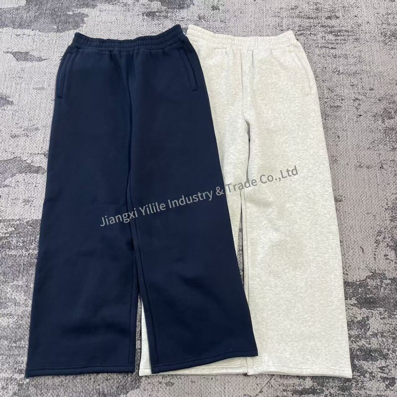 Men's Sweatpants - Manufacturer - PT1037 350Gsm Heavyweight Wide Leg Stacked Loose Custom