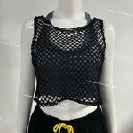 Women's Tank Tops - Manufacturer - TK521 Floral Print Lace Trim Camisole Slim Cute Pink