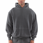 Men's Pullover Hoodie - Manufacturer - HD1284 100% Cotton Heavyweight Puff Print Oversize Custom