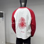 Men's Long Sleeve T-Shirt - Manufacturer - TS2595 100% Cotton Raglan Crew Neck Custom Logo