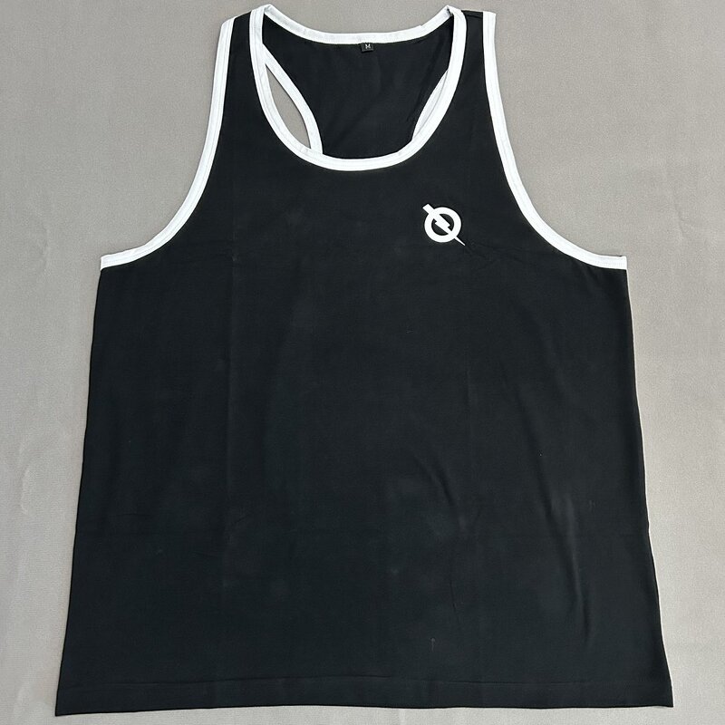 Men's Hollow Tank Tops - Manufacturer - TK716 100% Cotton Gym Fitness Ribbed Absorb Sweat