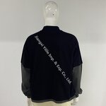 Unisex t Shirt - Manufacturer - TS2965 Double Layer Patchwork Acid Wash Cotton Oversized Print