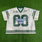 Men's Jersey - Manufacturer - TS3203 Polyester Cropped Retro Soccer Oversized American Mesh