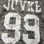 Men's Long Sleeve Tshirt - Manufacturer - TS2696 Waffle Hip Hop Double Layer Oversized Graphic Print