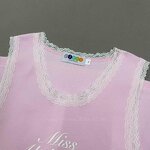 Women's Mesh Vest - Manufacturer - TK1152 Sexy Black Out Crop Top Quick Dry Fishnet Loose