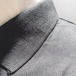 Men's Long Sleeve Polo - Manufacturer - PL509 Athletic Breathable Cotton 1/4 Zip Jogging