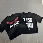 Unisex T Shirt - Manufacturer - TS1888 Heavyweight Cotton Sunfaded Washed DTG Print Oversized