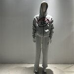 Track Pants - Manufacturer - TT981 Streetwear Flared Cotton Baggy Oversized Wide Leg Custom