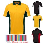 Men's Polo T-Shirts - Manufacturer - PL073 100% Polyester Two Color School Working Uniform