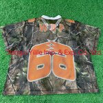 Men's TShirt - Manufacturer - TS3004 Football Jersey Mesh Vintage Streetwear Dtg Printing
