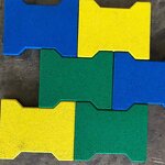 Dog Bone Rubber Tiles - Manufacturer - Customized Safety Anti-Slip Stable Paving