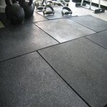 Gym Rubber Floor Mat - Manufacturer - Wear Resistant ISO Black Toxic Layer Surface