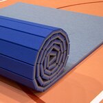 MMA Rollout Mat - Manufacturer - Blue 4cm Thickness Wrestling Fighting Gym Mat