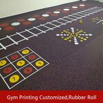 Gym Rubber Flooring - Manufacturer - 12mm Anti-slip Sports Durable Fitness Area Mat