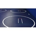 Karate Tatami Mat - Manufacturer - WKF Approved Flexi-Roll Vinyl Custom Logo MMA UFC