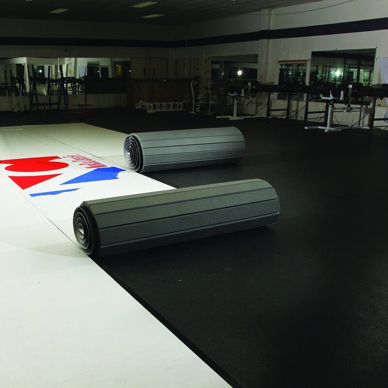 Gym Rubber Flooring - Manufacturer - 3-12mm Indoor EPDM Roll Fitness Floor Mat